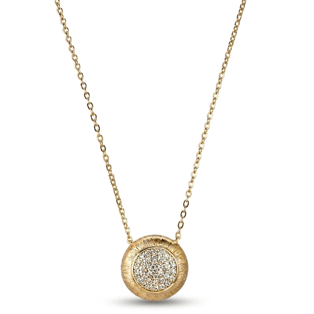 Button Round Pendant