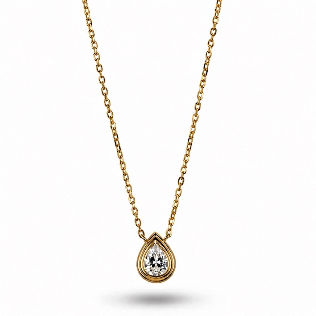 Pear Drop Triple Bezel